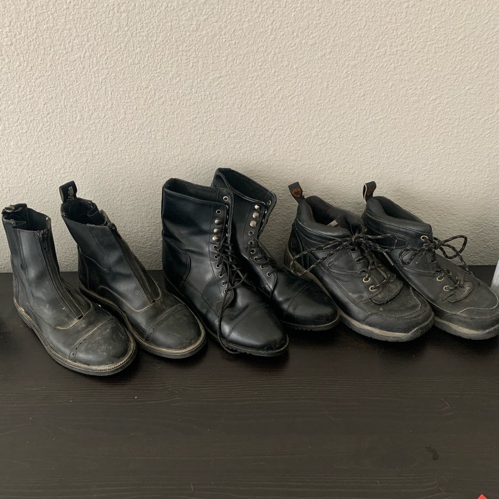 Make an offer! 3 pairs of horseback riding boots